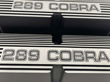 Load image into Gallery viewer, Ford Small Block Pentroof 289 Cobra Tall Valve Covers - Black