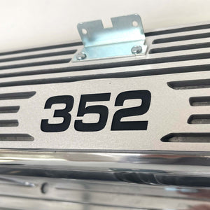 Ford FE 352 Tall Valve Covers - Finned - Polished