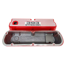 Load image into Gallery viewer, Ford 393 Stroker Windsor Valve Covers - Wide Fin, Red