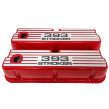 Load image into Gallery viewer, Ford 393 Stroker Windsor Valve Covers - Wide Fin, Red