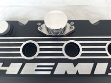 Load image into Gallery viewer, Custom HEMI Billet Aluminum Breather Set - Polished