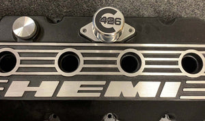 Custom HEMI Billet Aluminum Breather Set - Polished