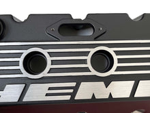Load image into Gallery viewer, Custom HEMI Billet Aluminum Breather Block Out Set