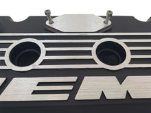 Load image into Gallery viewer, Custom HEMI Billet Aluminum Breather Block Out Set