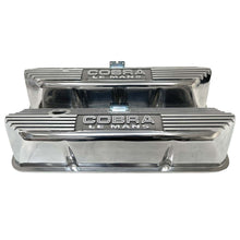 Load image into Gallery viewer, Cobra Le Mans FE Valve Covers, Tall Finned, Polished