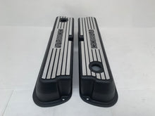 Load image into Gallery viewer, Ford 351 Windsor Black Valve Covers - NEW Wide Fins - Cobra