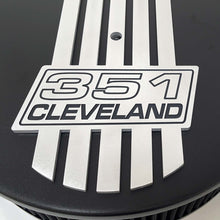 Load image into Gallery viewer, 14&quot; Round Air Cleaner Kit - Custom Engraved 351 Cleveland Billet Top