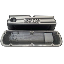 Load image into Gallery viewer, Ford 351 Windsor - 351 Cubic Inches - Wide Fin Valve Covers - Black