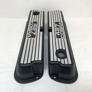 Ford 427 Cobra - NEW Wide Fin Black Valve Covers