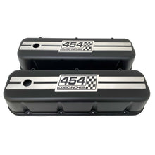 Load image into Gallery viewer, Chevy 454 - Big Block Tall Valve Covers - Raised Billet, Style 1 - Black