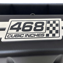 Load image into Gallery viewer, Chevy 468 - Big Block Tall Valve Covers - Engraved Raised Billet - Black