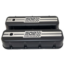 Load image into Gallery viewer, Chevy 502 - Big Block Tall Valve Covers - Engraved Raised Billet - Black