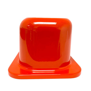383 STROKER Small Block Chevy Tall Vortec Center Bolt Valve Covers - Orange