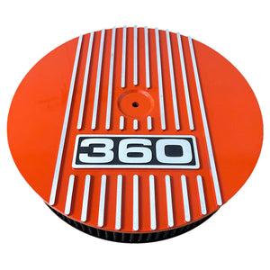 13" Round 360 Air Cleaner Lid Kit - Orange