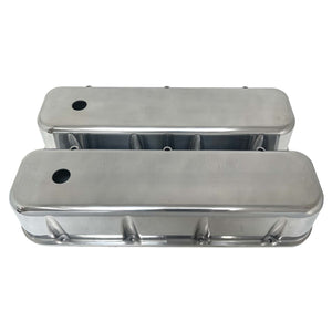 Big Block Chevy Tall Flat Top Valve Covers - Polished