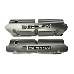 Ford Small Block Pentroof CS Shelby Tall Valve Covers - Polished