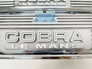 Cobra Le Mans FE Valve Covers, Tall Finned, Polished