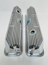 Load image into Gallery viewer, Cobra Le Mans FE Tall Valve Covers, Finned - Polished