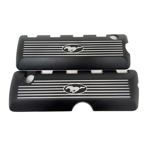 Ford Mustang 5.0L Coyote Custom "Pony" Coil Covers - Black