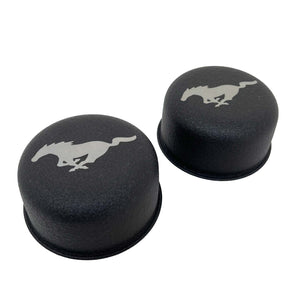 Ford Mustang Pony Breathers and Grommets Set - Black