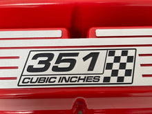 Load image into Gallery viewer, Ford 351 Windsor - 351 Cubic Inches - Wide Fin Valve Covers - Red