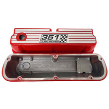Load image into Gallery viewer, Ford 351 Windsor - 351 Cubic Inches - Wide Fin Valve Covers - Red
