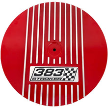 Load image into Gallery viewer, Small Block Chevy 383 Stroker 13&quot; Round Air Cleaner Lid Kit - Red