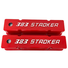 Load image into Gallery viewer, 383 STROKER Small Block Chevy Tall Valve Covers - Red