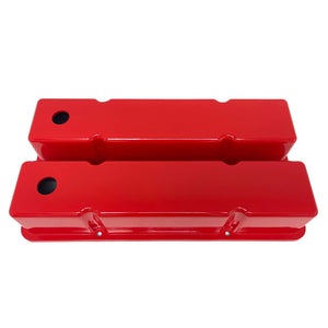 Small Block Chevy Tall Valve Covers - Red