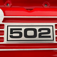 Load image into Gallery viewer, Big Block Chevy 502 Classic Finned Valve Covers - Red