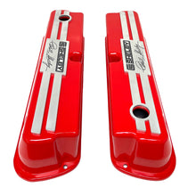 Load image into Gallery viewer, Ford 289, 302, 351 Windsor CS Shelby Signature Red Valve Covers - Custom Billet Top