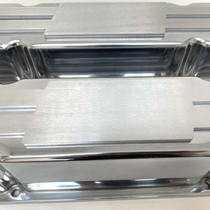 Small Block Chevy Tall Custom Billet Top Valve Covers - Polished