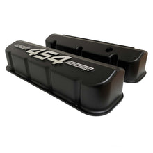 Load image into Gallery viewer, ansen big block chevy 454 super sport valve covers, black, side profile view