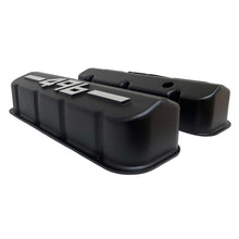 Load image into Gallery viewer, ansen big block chevy valve covers 496 black, side profile view