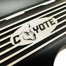Load image into Gallery viewer, ansen custom engraving, ford mustang coil covers, black, close up view