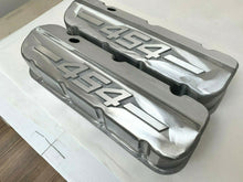Load image into Gallery viewer, Chevy 454 - RAISED LOGO - Big Block Valve Covers Tall - Unfinished